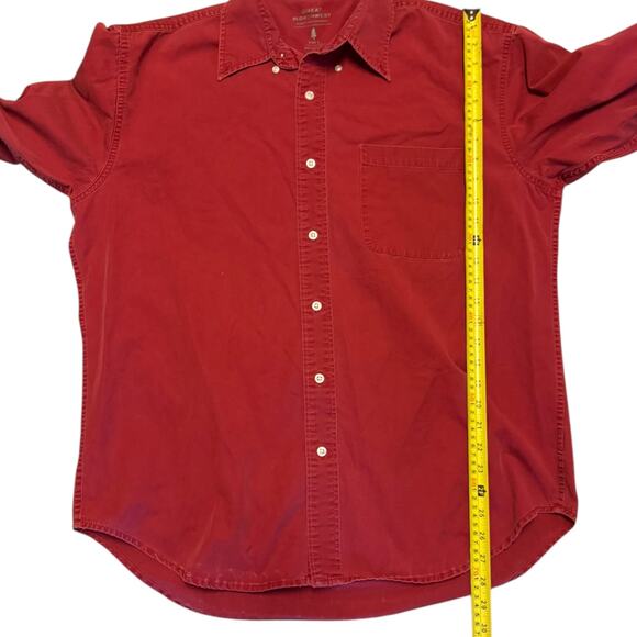Great Northwest Red Long Sleeve Cotton Shirt Size Large - Picture 4 of 4